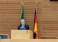 President Joachim Gauck delivers his speech